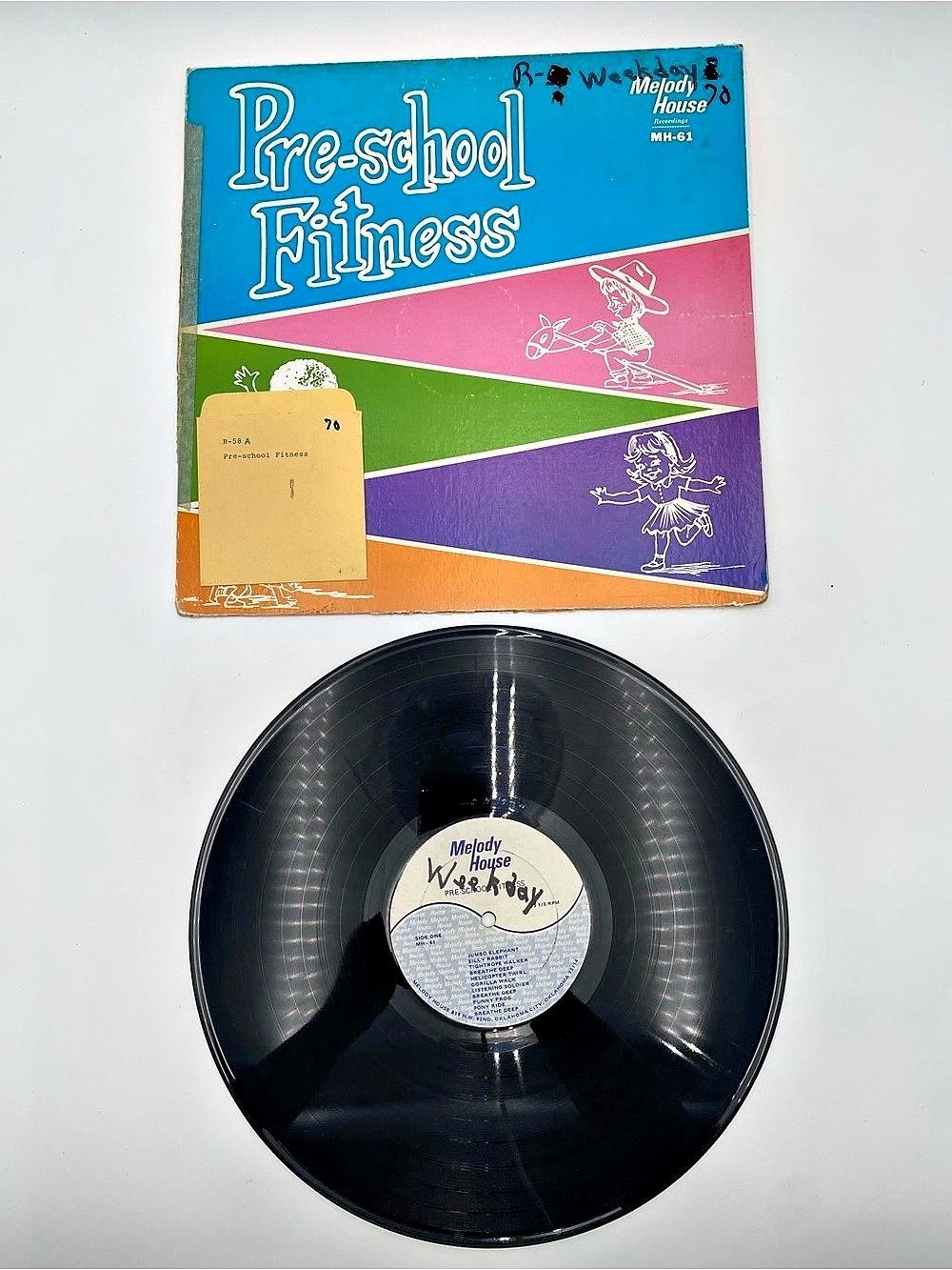 Melody House Pre-School Fitness Children's Fitness Vinyl Record